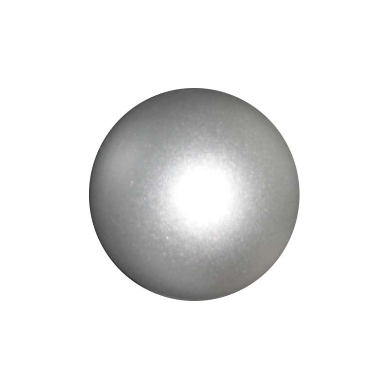 Bouton gris en plastique Ø 25 mm