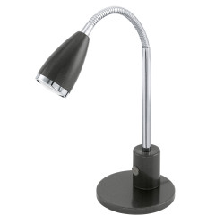 Lampe de bureau LED Fox noire – Éclairage moderne | EGLO

