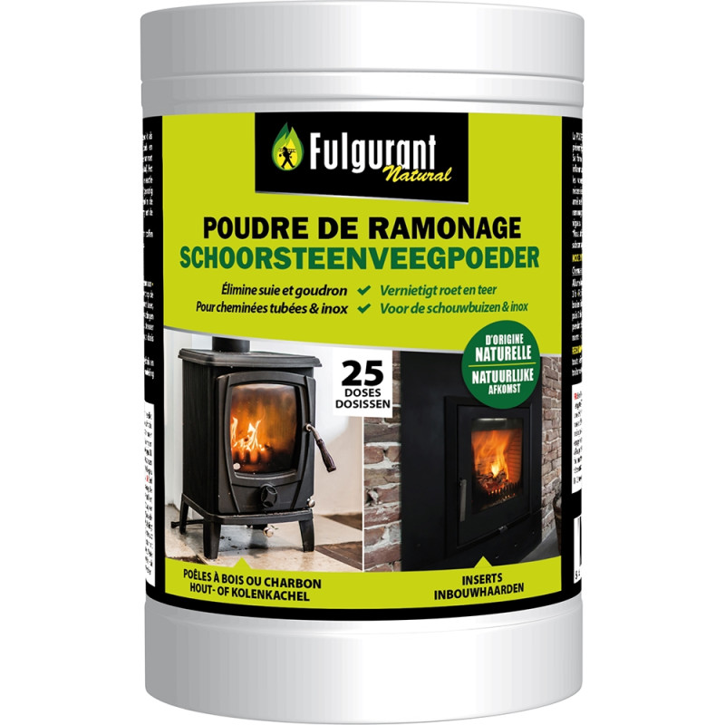 Poudre de ramonage Fulgurant Destructeur goudrons et suies 4kg