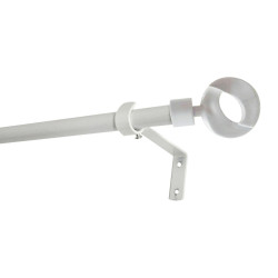 Kit tringle à rideau extensible Bilbao blanc 1,2–2,1 m | MOBOIS