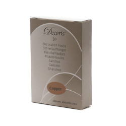 Attaches Boules Noël Cuivrées 50 Pcs – Décoration Festive

