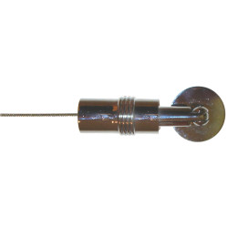 Support d'embout cylindre nickel mat – 2 pièces | MOBOIS