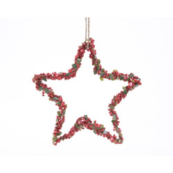 Étoile rouge à suspendre DECORIS – Déco festive | DECORIS


