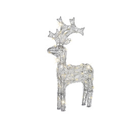 Renne Acrylique LED 60cm – Déco Noël Lumineuse