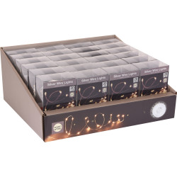 Fil illuminé Noël LED Blanc Chaud 1m – Ambiance Magique