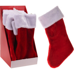 Chausson de Noël en Peluche – Douceur Festive

