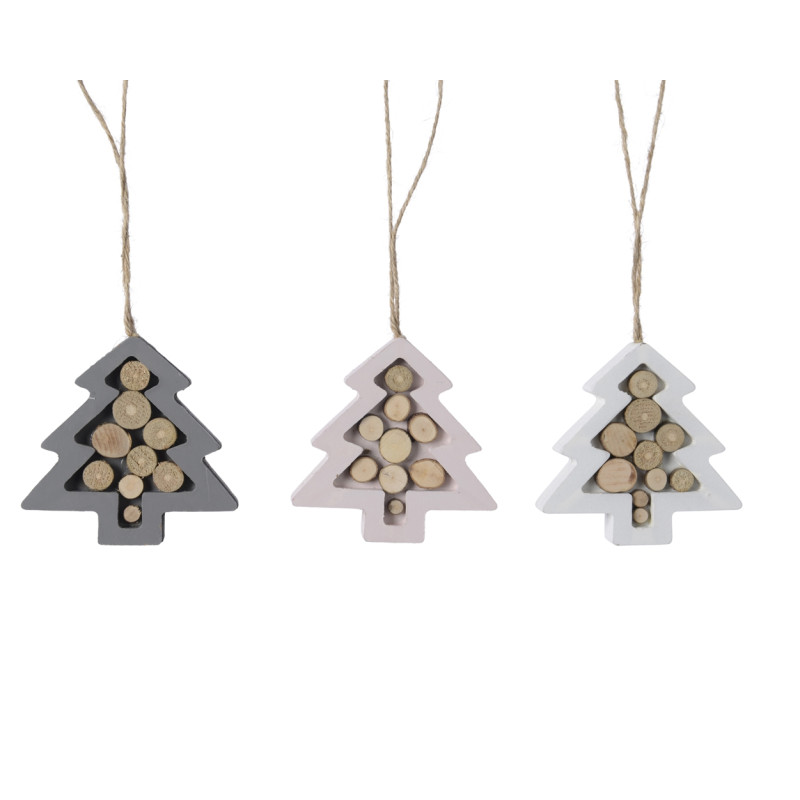 Sapin en bois à suspendre DECORIS – Déco festive | DECORIS

