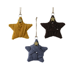 Étoile tissée à suspendre DECORIS – Déco festive | DECORIS

