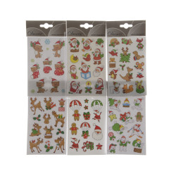 Autocollants Noël 10x15cm – Décoration Festive | DECORIS

