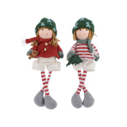 Figurine d'enfant aux jambes flexibles – Déco de Noël | DECORIS