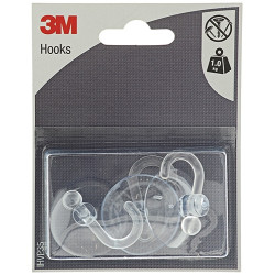 Ventouse transparente avec crochet 3M – Fixation solide
 Ventouse transparente avec crochet 3M – Fixation solide