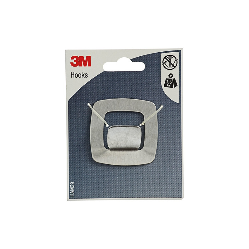 Crochet carré adhésif 3M – Fixation solide et durable
 Crochet carré adhésif 3M – Fixation solide et durable