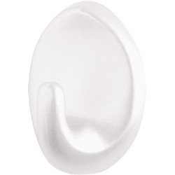 Crochet ovale adhésif 3M – Petit et blanc | 3M