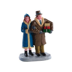 Figurine couple de Noël LEMAX – Décoration festive | LEMAX