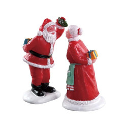Figurine sous le gui 2 pièces LEMAX – Noël enchanté

