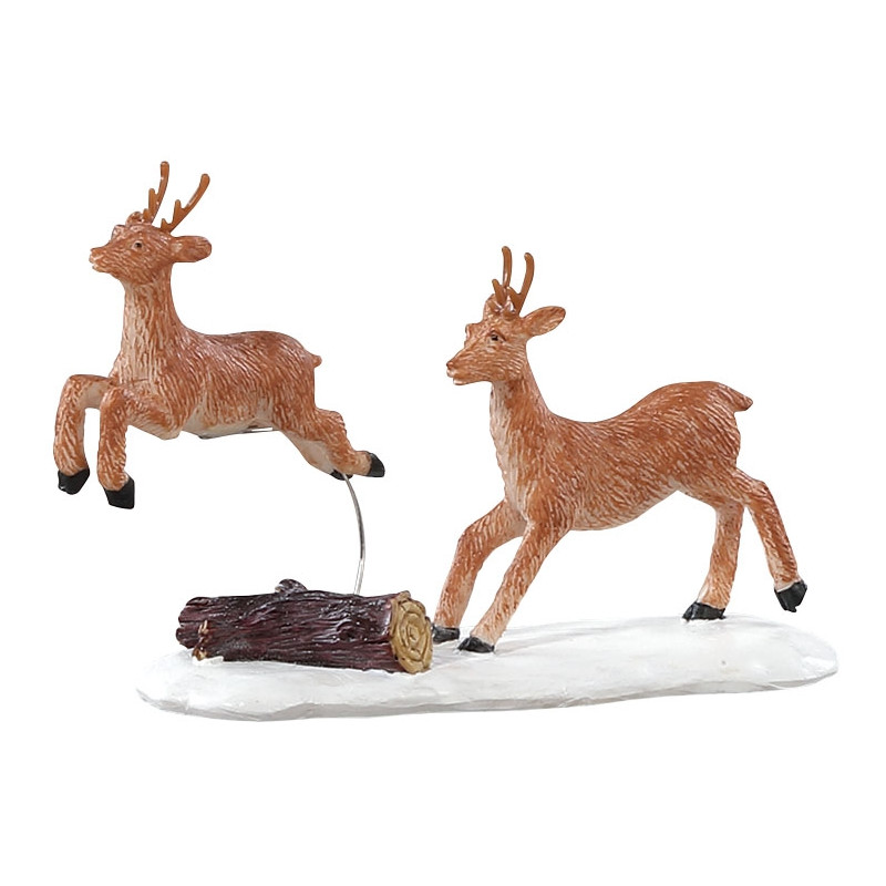 Figurine renne qui saute LEMAX – Décoration Noël | LEMAX