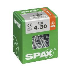 Vis universelle Torx 4x30mm 150 pièces SPAX – Fixation solide | SPAX