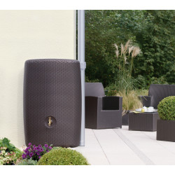 Tonneau à eau de pluie mural Sunda 300 L | GARANTIA