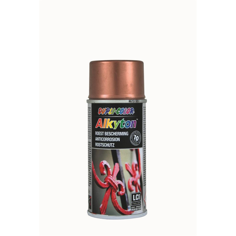 Laque aérosol Alkyton pour métal Bronze brillante 0,15 L DUPLI-COLOR