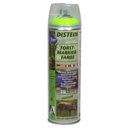 Spray de marquage forestier jaune fluo 0,5 L DISTEIN