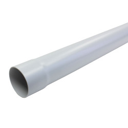 Tuyau PVC Gris Ø 80mm 4m – Évacuation Eau Pluie | SCALA