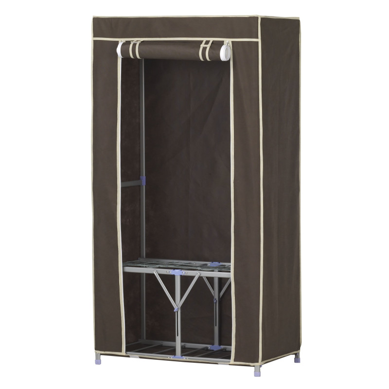 Garde-robe en aluminium simple 80 x 46 x 153 cm CASIBEL