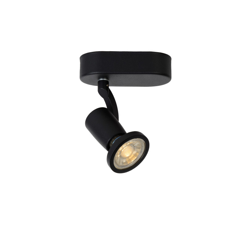 Spot LED Jaster noir GU10 5 W LUCIDE