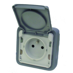 Prise encastrable Plexo gris LEGRAND – Installation facile | LEGRAND