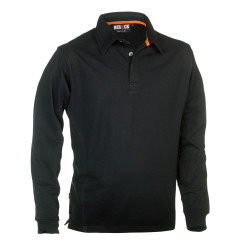 Polo manches longues Troja noir M HEROCK – Confort | HEROCK Polo manches longues Troja noir M HEROCK – Confort | HEROCK