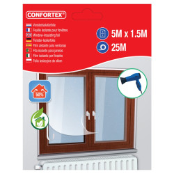 Film de survitrage CONFORTEX 5x1,5m – Isolation Facile | CONFORTEX