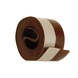 Bas de porte souple adhésif en mousse brun 100 cm CONFORTEX