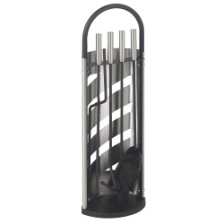 Serviteur de cheminée Design 5 – Élégance et fonctionnalité | PRACTO HOME