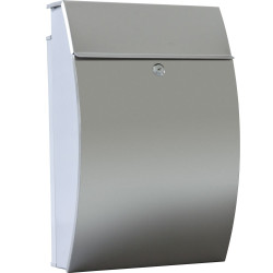 Boîte aux lettres New-York Inox – Design & Durable | PRACTO GARDEN