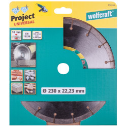 Disque à tronçonner Project Universal en diamant WOLFCRAFT Disque à tronçonner Project Universal en diamant WOLFCRAFT