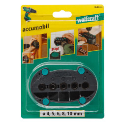 Guide de perçage Accumobil WOLFCRAFT