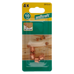 Set de 4 centreurs pour chevilles Ø 10 mm WOLFCRAFT Set de 4 centreurs pour chevilles Ø 10 mm WOLFCRAFT