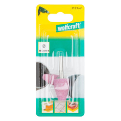 Meule abrasive conique en odyde d'aluminium WOLFCRAFT Meule abrasive conique en odyde d'aluminium WOLFCRAFT