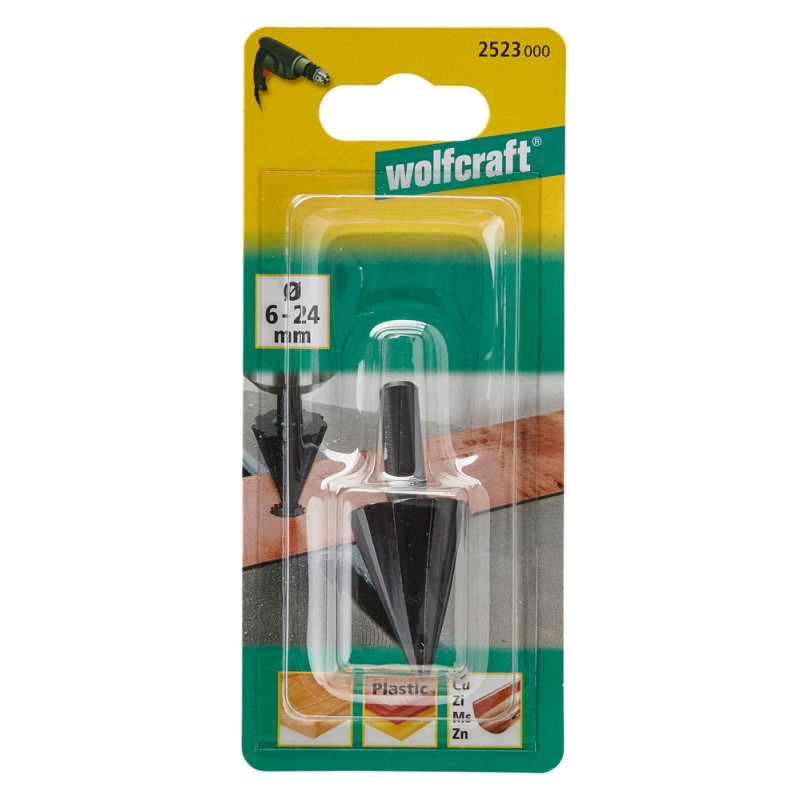 Fraise d'ébavurage 32 mm Ø 6 - 14 mm WOLFCRAFT