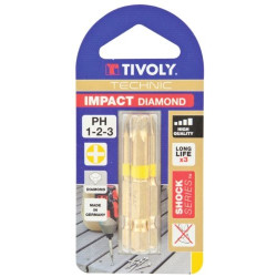 Embout de vissage PZ Diamant Impact Torsion Technic 3 pièces