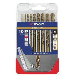 Coffret de forets pour métal 10 pièces – Qualité Pro | TIVOLY