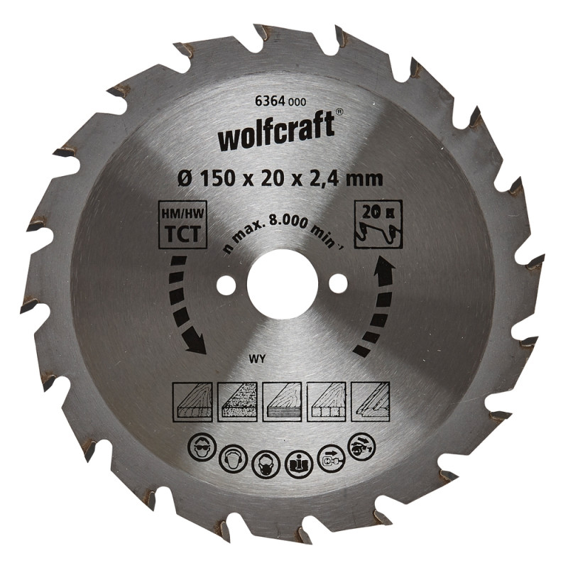 Lame pour scie circulaire WOLFCRAFT Lame pour scie circulaire WOLFCRAFT
