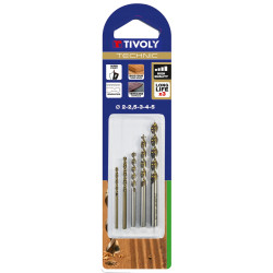 Coffret forets bois Technic 5 pièces – Précision | TIVOLY