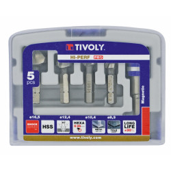 Coffret de fraises à noyer 5 pièces – Usinage précis | TIVOLY