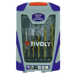 Coffret Tarauds et Filières 19 Pcs – Travail Précis | TIVOLY