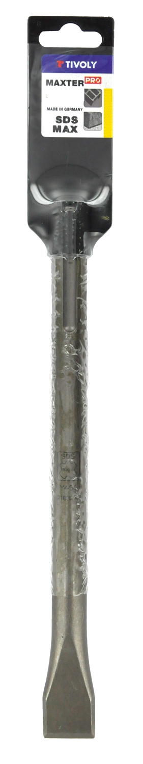 ciseau à bouteille large compatible avec les marteaux SDS Max FS18312 Firecore Burin SDS Max Burin à carreaux droit 300 × 76 mm 