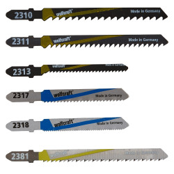 Lames Scie Sauteuse HCS/HSS 10pcs – Coupe Précise | WOLFCRAFT