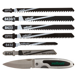 Coffret Lames Scie Sauteuse 11 Pcs – Coupe Précise | WOLFCRAFT Coffret Lames Scie Sauteuse 11 Pcs – Coupe Précise | WOLFCRAFT