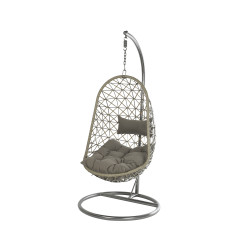 Fauteuil de jardin suspendu Bologna gris