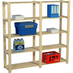 Étagère en bois Woody Rack Luxe 50 – Rangement durable | PRACTO HOME