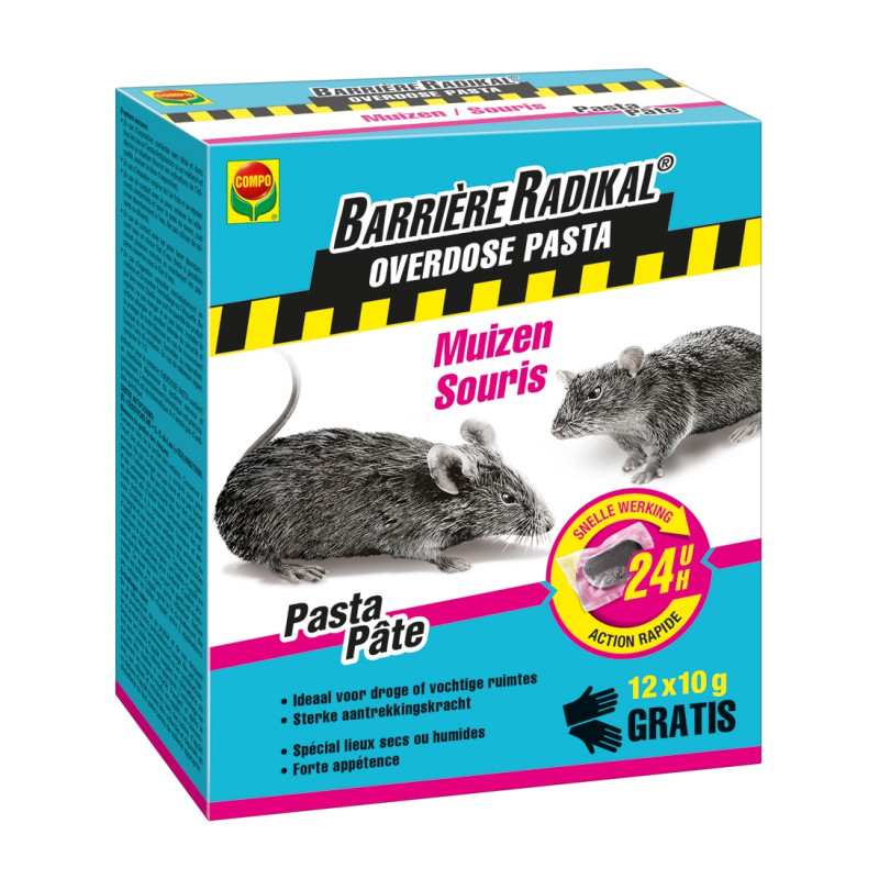 Pâte anti-souris Barrière Radikal COMPO